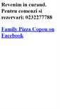 Mobile Screenshot of familypizza.ro